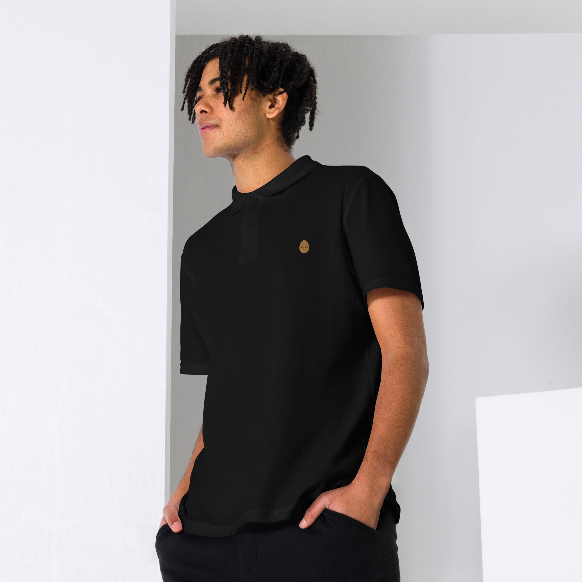 Polo x Eggcellente Prints Gold Logo