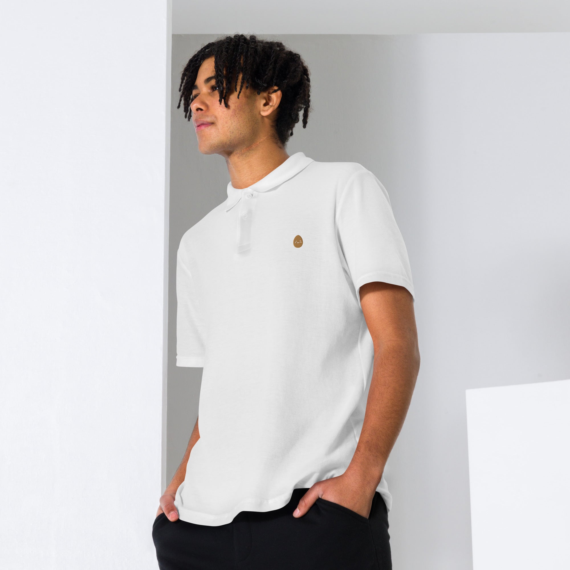 Polo x Eggcellente Prints Gold Logo